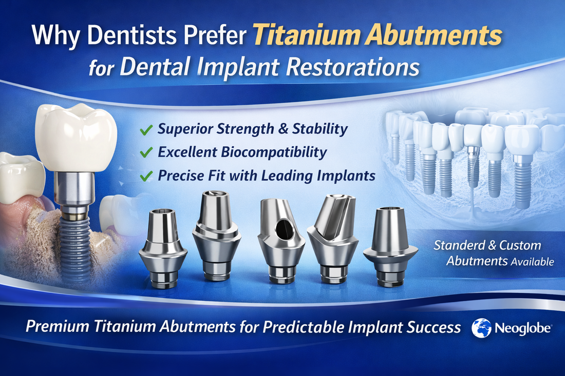 Why Dentists Prefer Titanium Abutments for Dental Implant Restorations