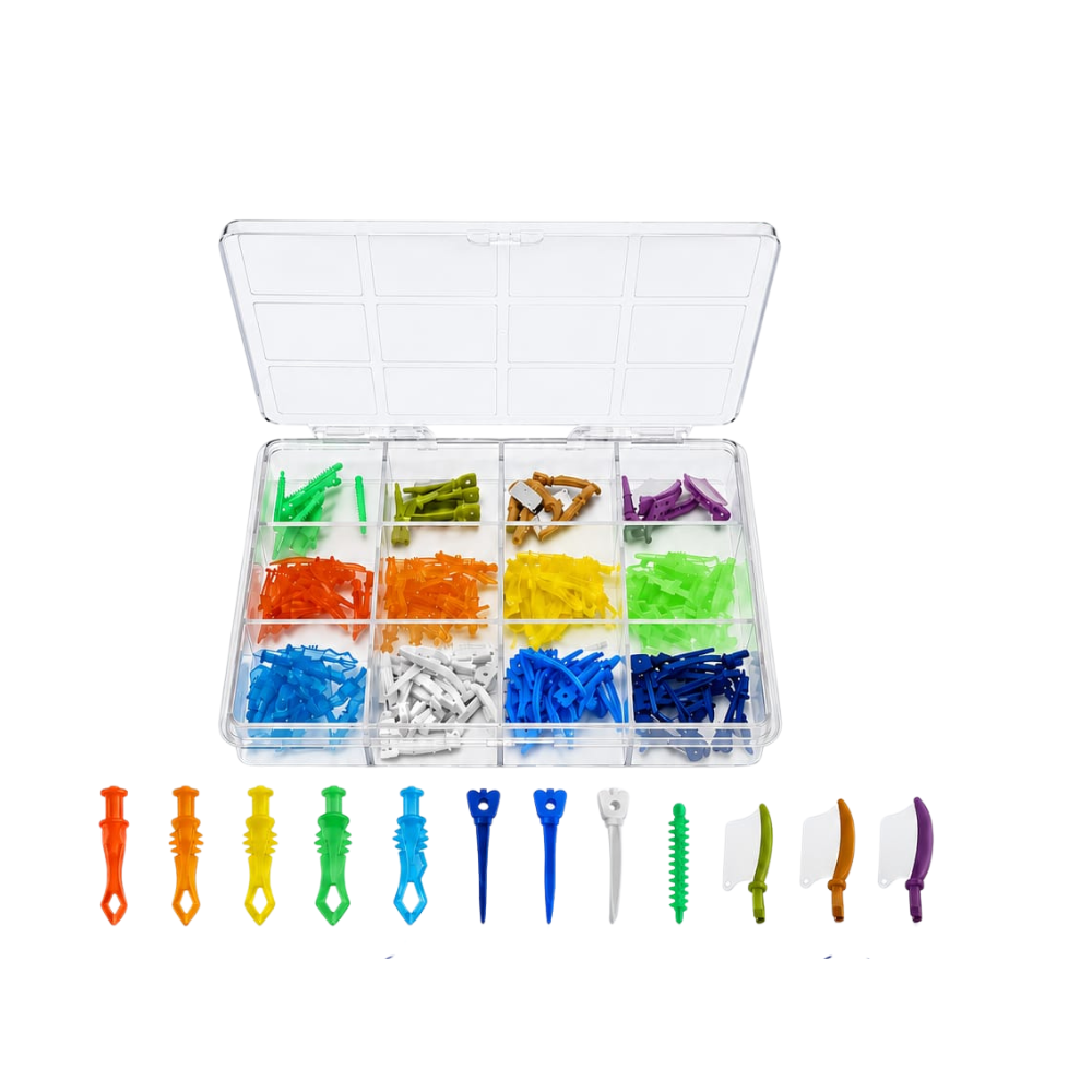 Complete Wedge System  (Silicon - 10pcs, Fender -15pcs, Plastic-60pcs, Diamond-100pcs)