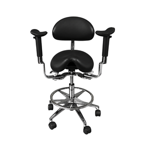 Saddle Stool With Hand Rest